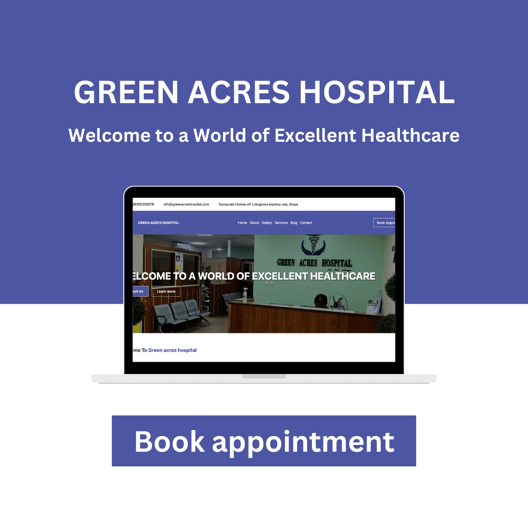 Green Acres Hospital website project