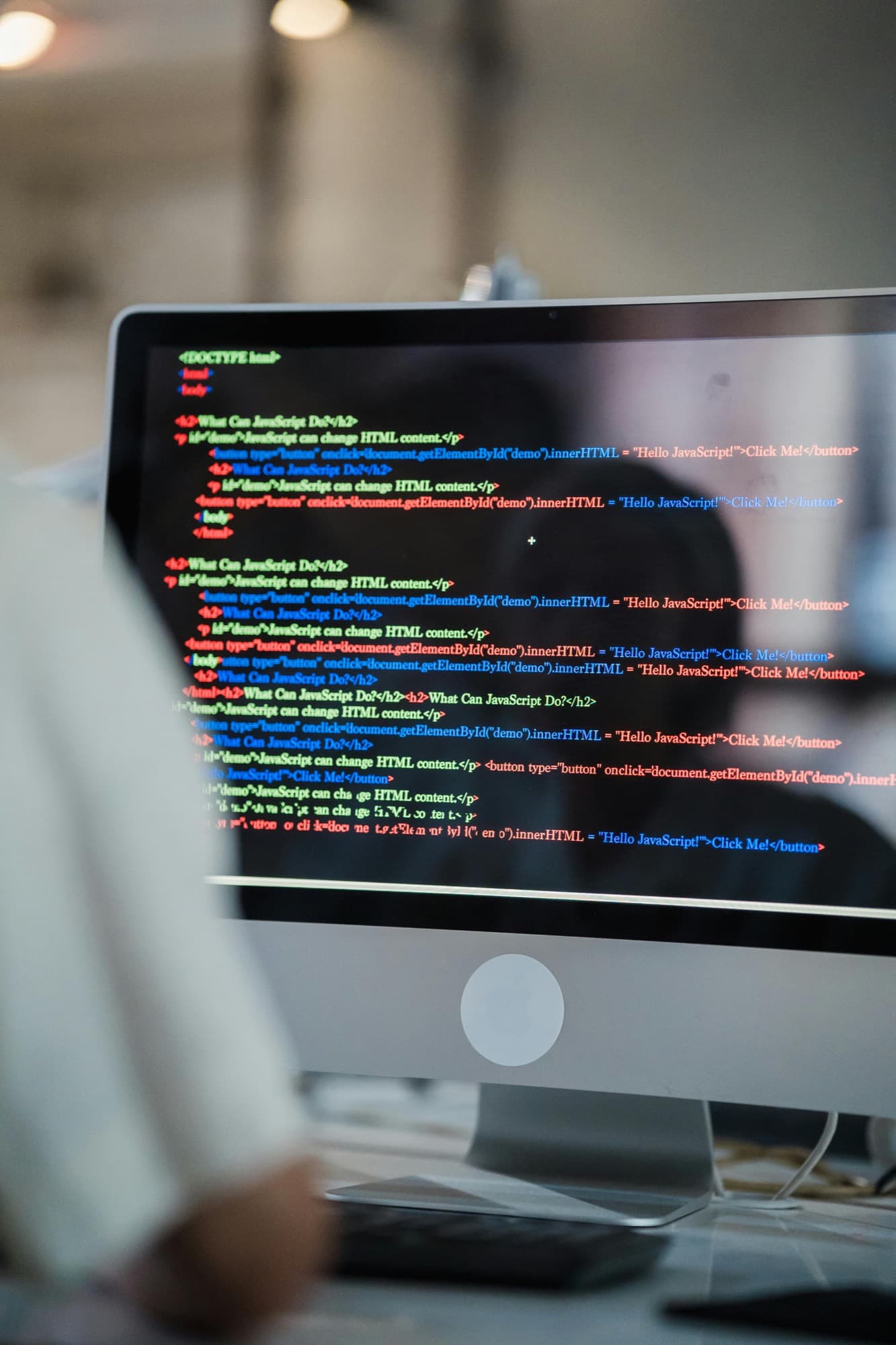 A creative professional working on a digital solution